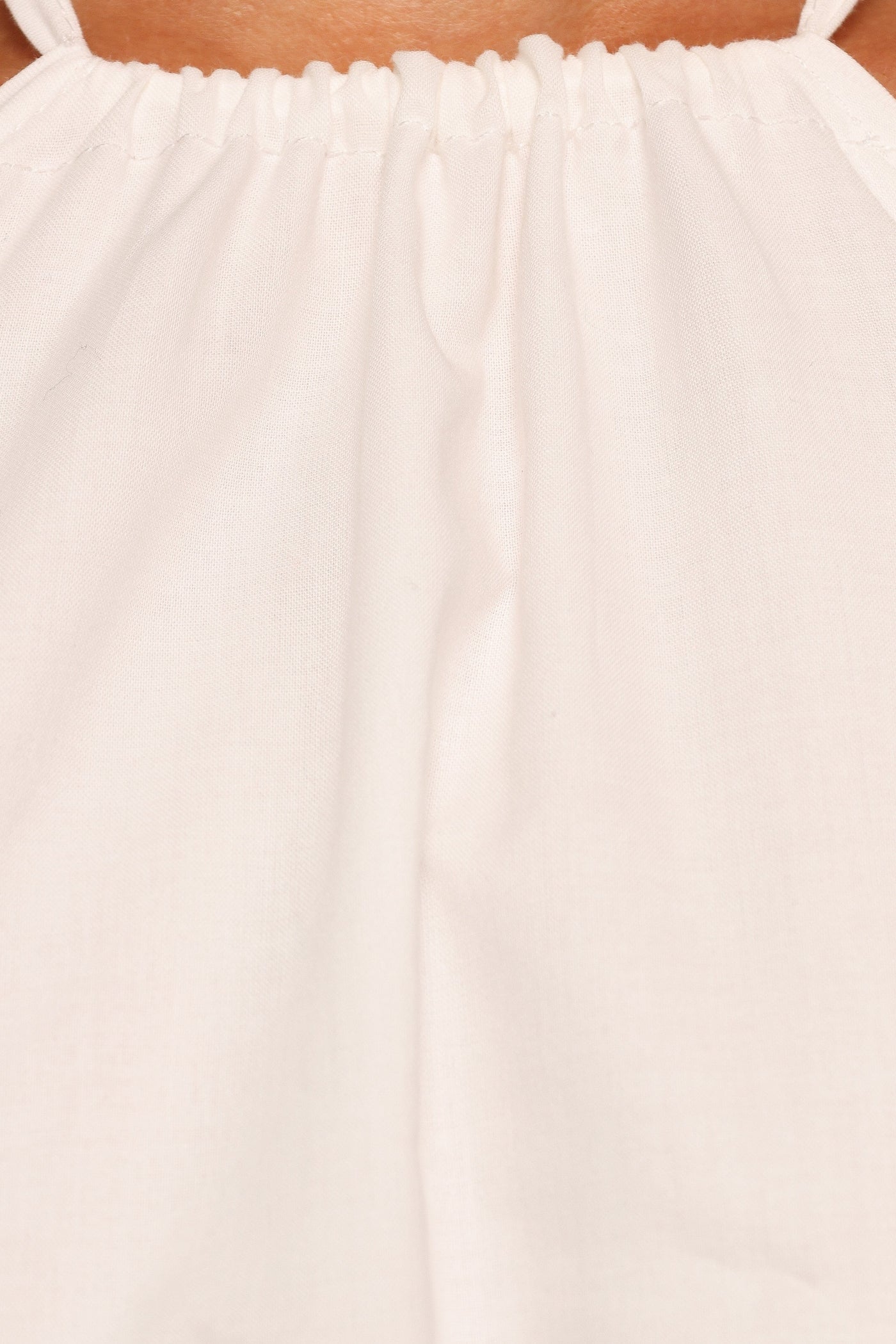 Vanessa Halterneck Top - White