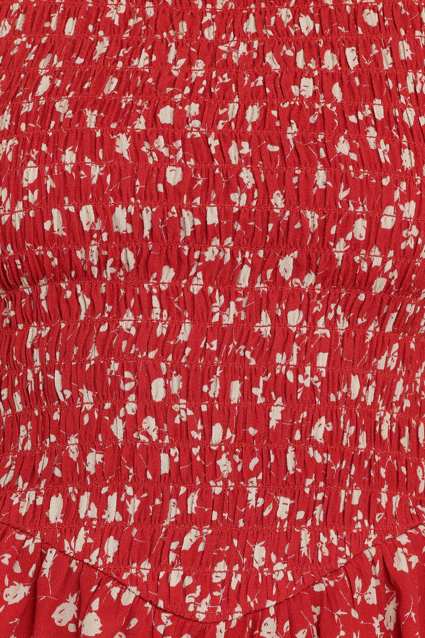 Zoella Peplum Top - Red Floral