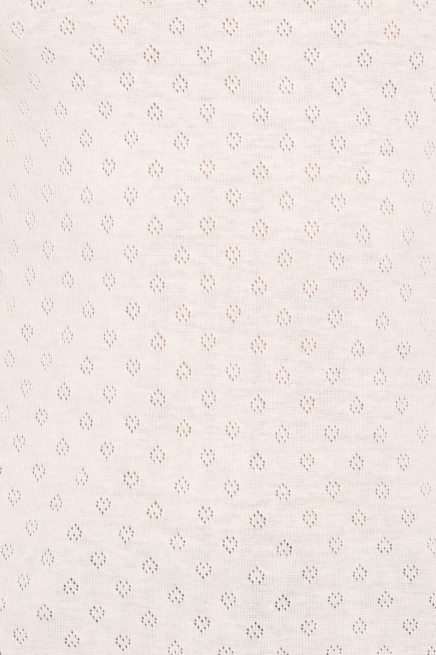 Darla Pointelle Baby Tee - White