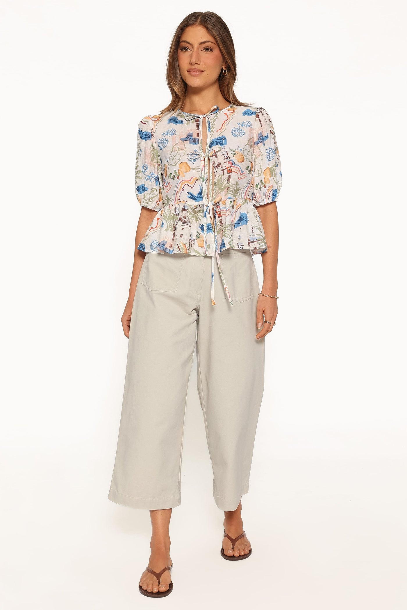 Dory Top - White Multi