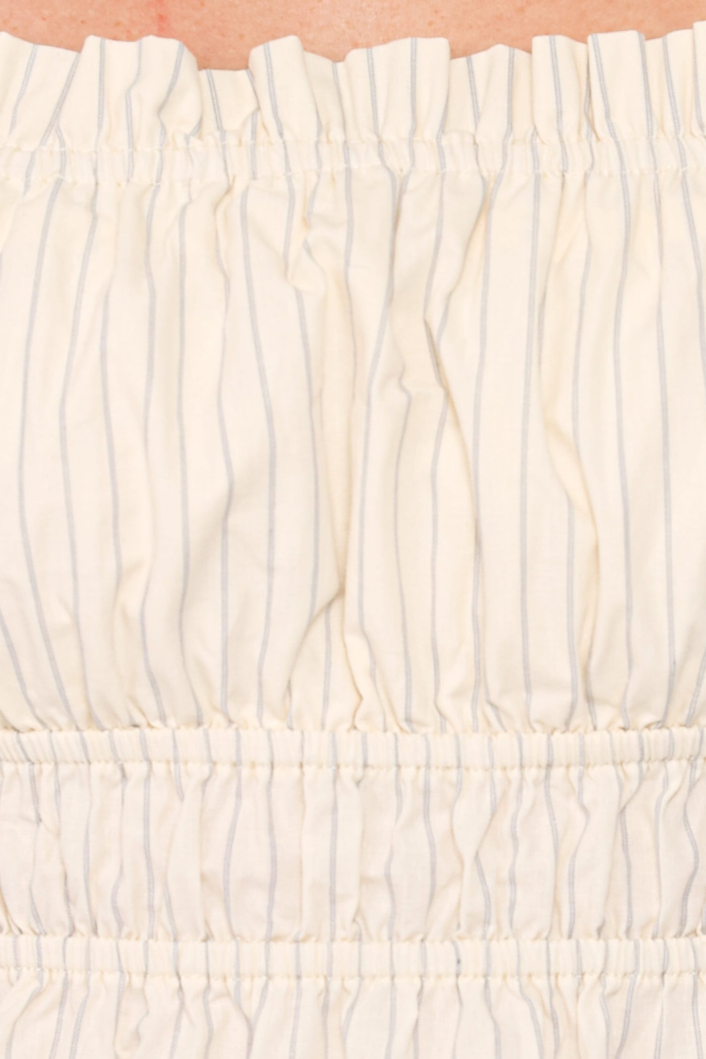 Eimear Top - White Stripe