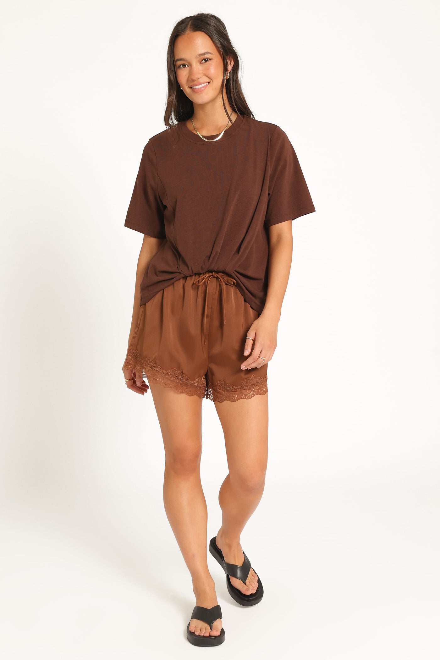 Landon Knit Top - Chocolate
