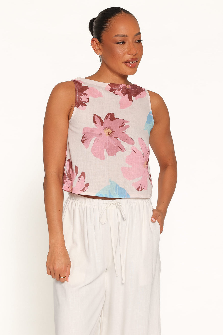 Leni Top - Pink Floral