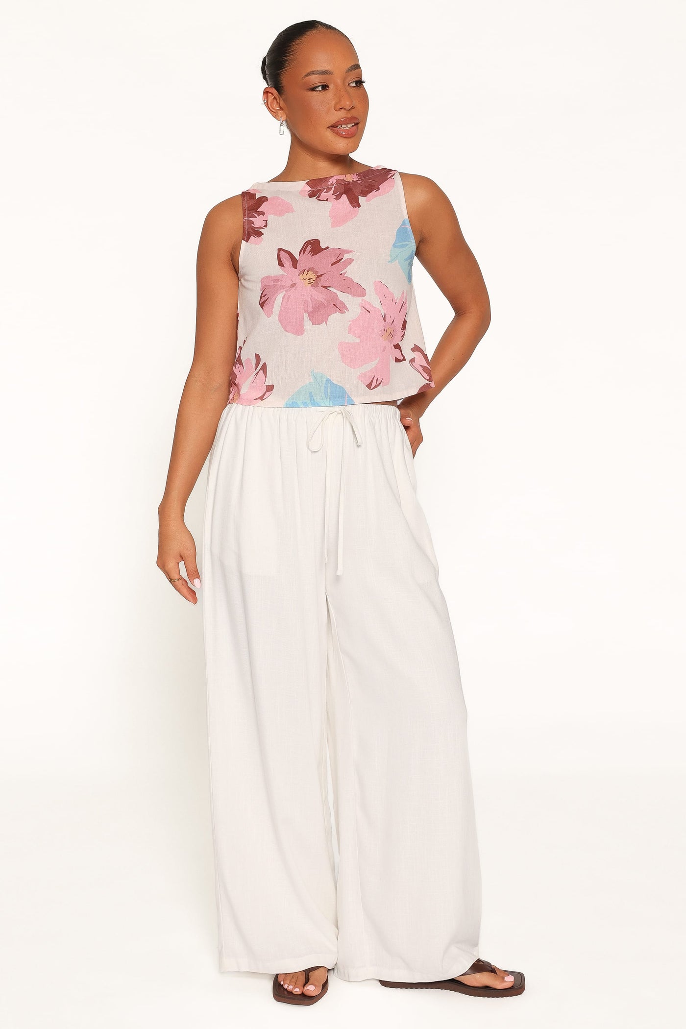 Leni Top - Pink Floral
