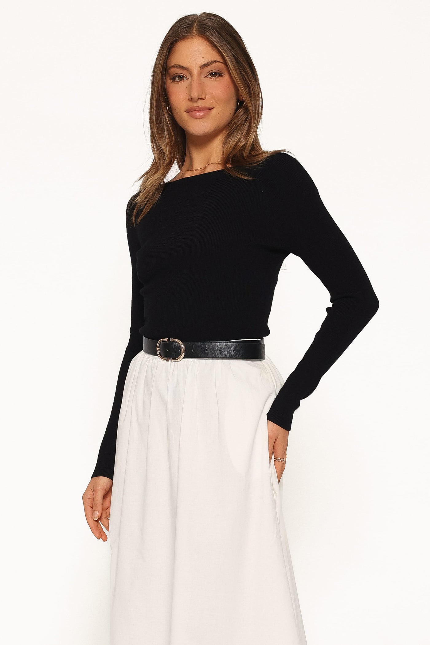 Presley Knit Top - Black