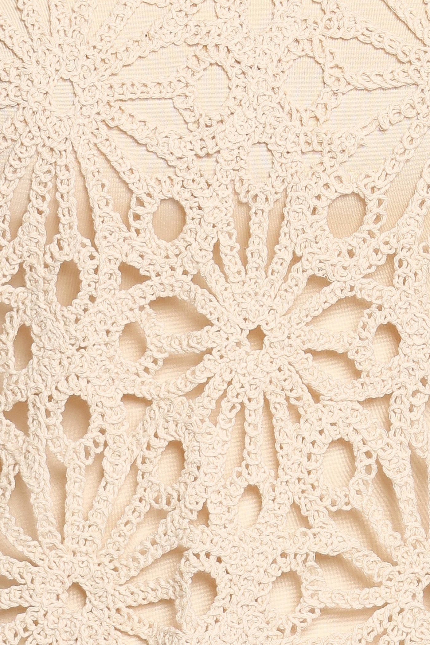 Rowley Crochet Top - Natural