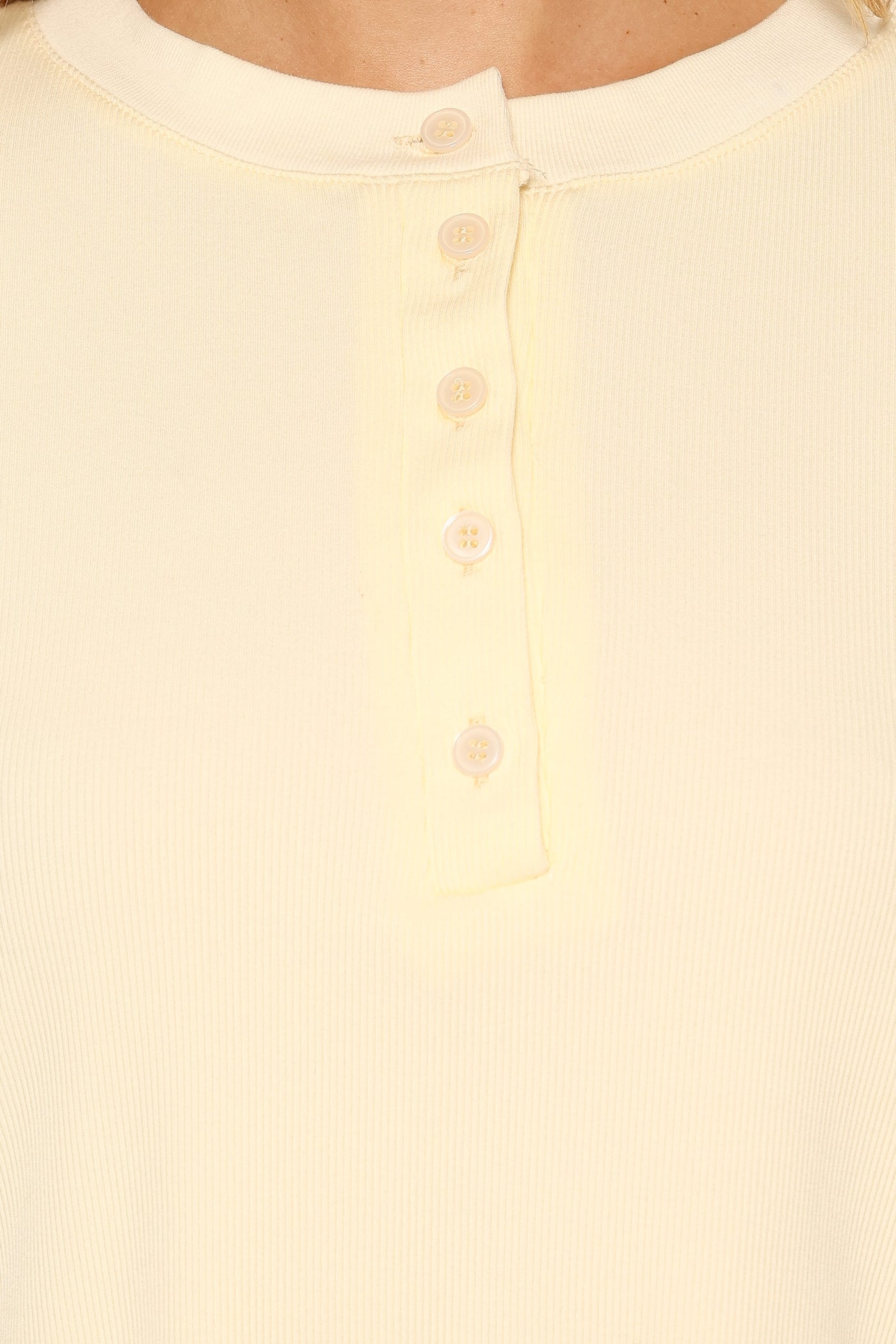 Walsh Knit Top - Butter Yellow